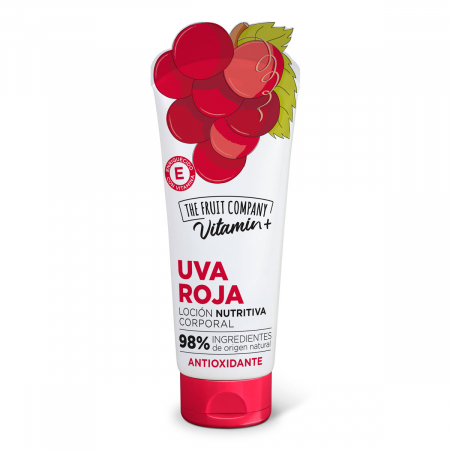 loción corporal uva roja vitamin+ the fruit company