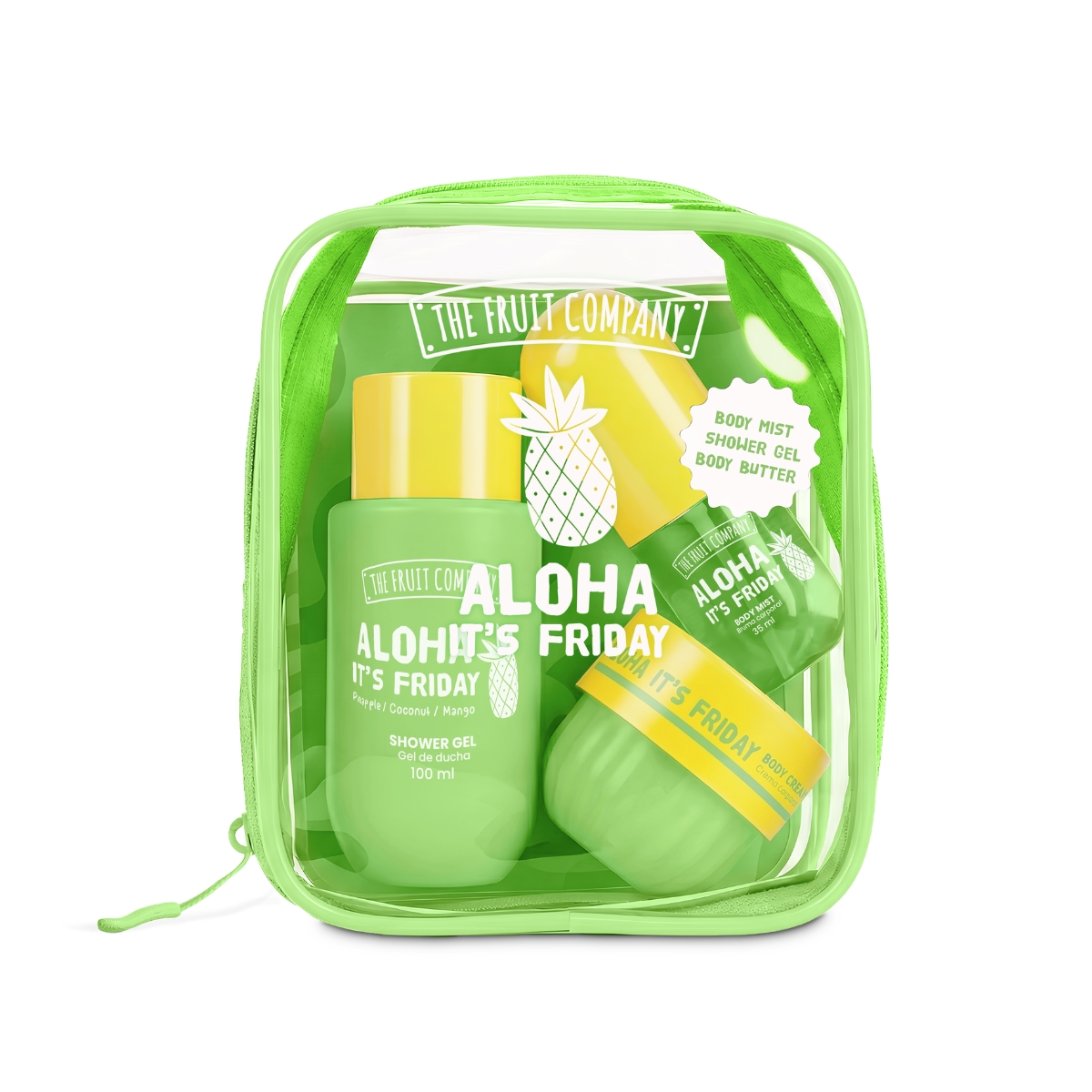 the fruit company travel set aloha it´s friday
